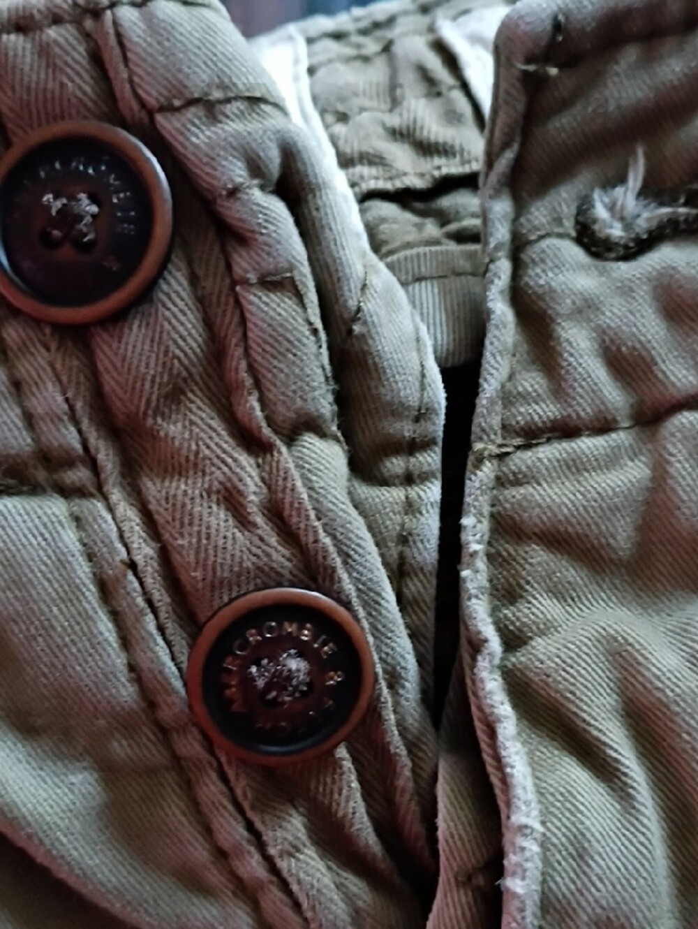 Abercrombie & Fitch Olive Cargo Shorts with Multiple Pockets - Picture 13 of 13